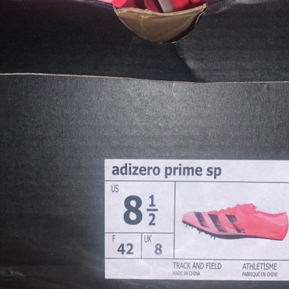 Adidas Adizero Prime Running Spikes - Picture 3 of 4